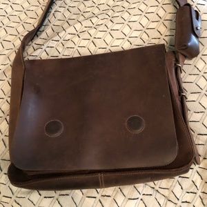 Leather Messenger Bag